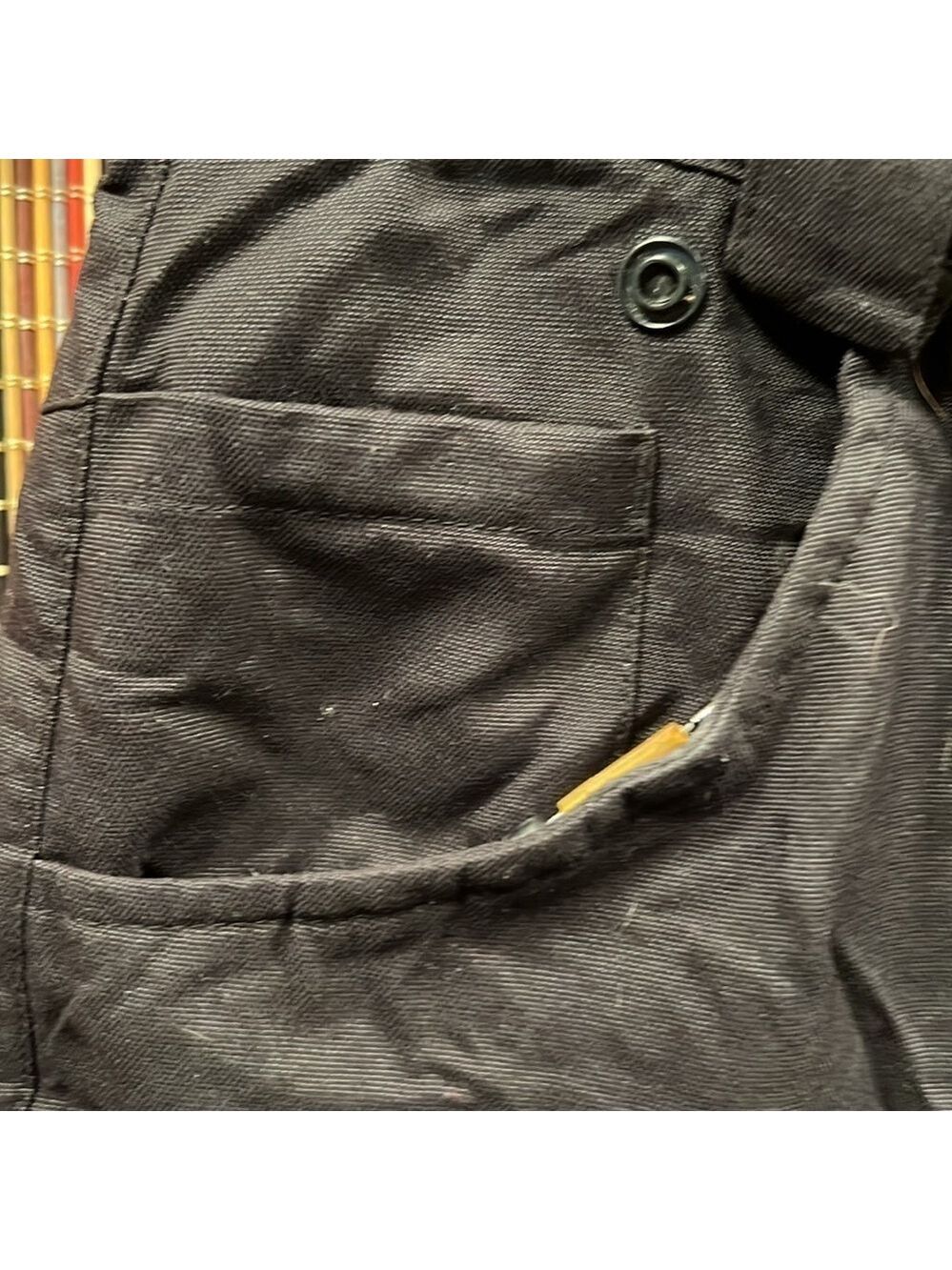 DC Ski Pants, Kids M, Adj waist 12.5”, L32”, Canvas outside, zip pockets (T6) - Picture 13 of 13